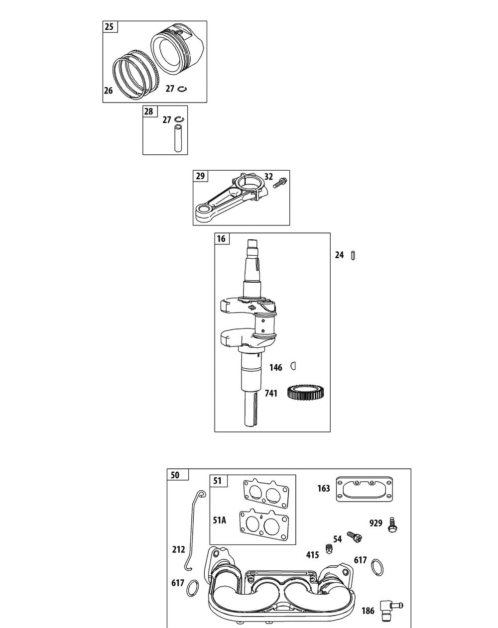 Engine 44p777-0765-B1 2 Diagram and Parts List for SLTX1054VT 13VR92AK009-13WR92AK009-13WR92AK010 Cub Cadet Lawn Tractor